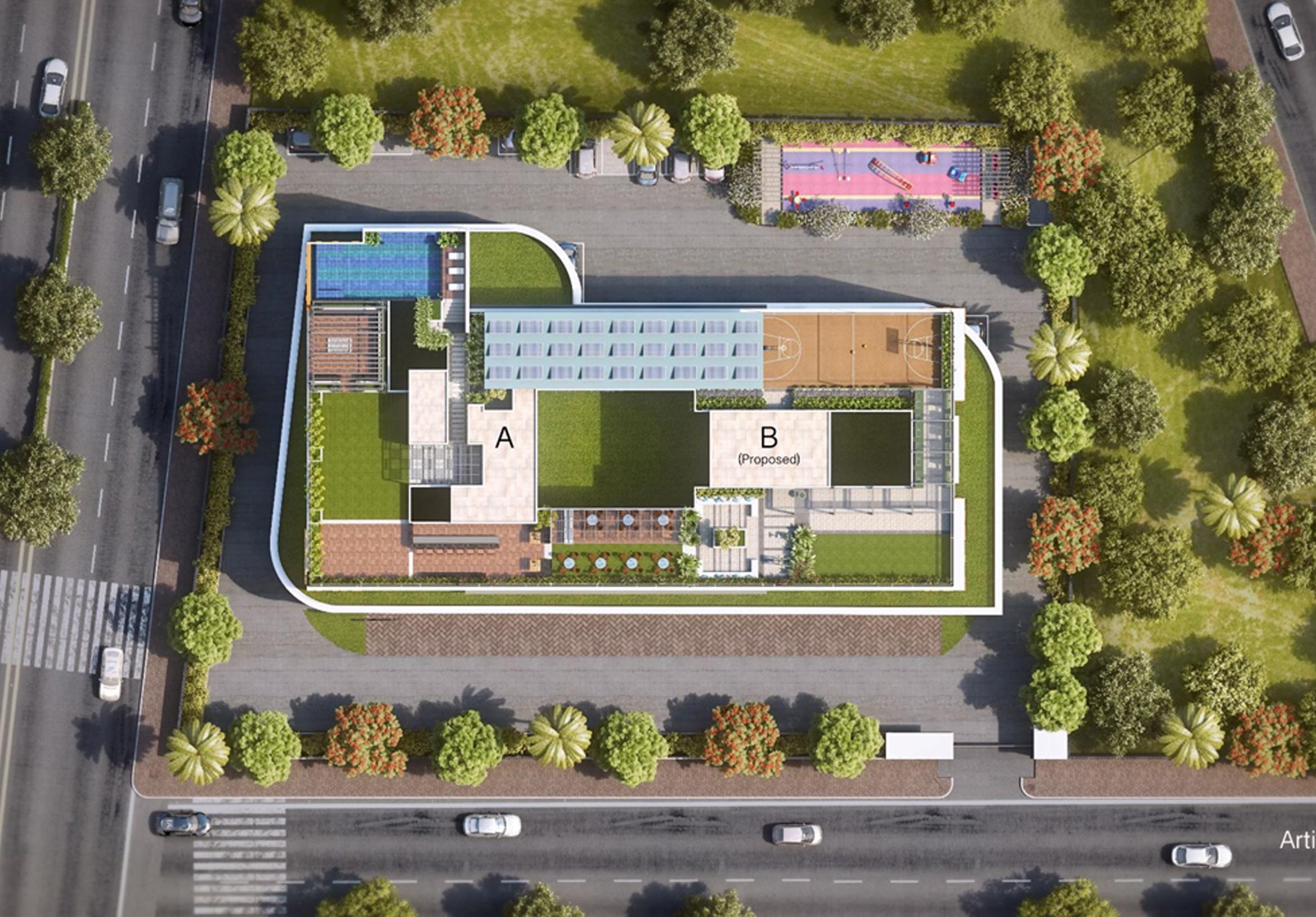 Floor plan of Mantra Riverside &mdash; photo gallery, images, brochure, amenities, cost sheet, price breakup, availability details, RERA number, RERA certificate, possession date, layout plan, logo, floor plan, master plan, and location map showcasing project highlights and features.